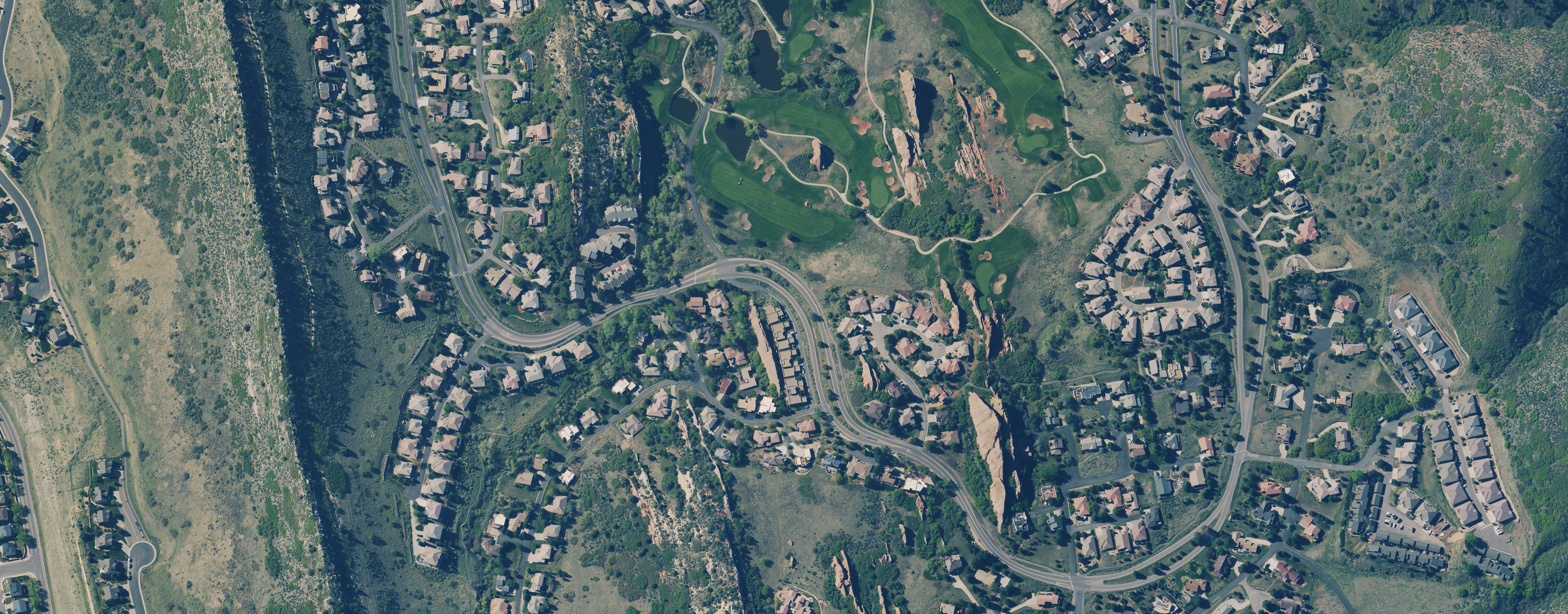 10cm resolution aerial imagery showing residential community